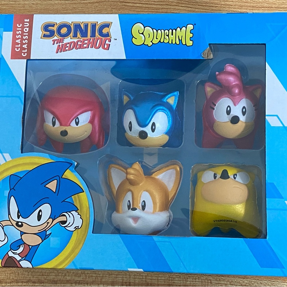 Sonic the Hedgehog SquishMe Action Figure Set